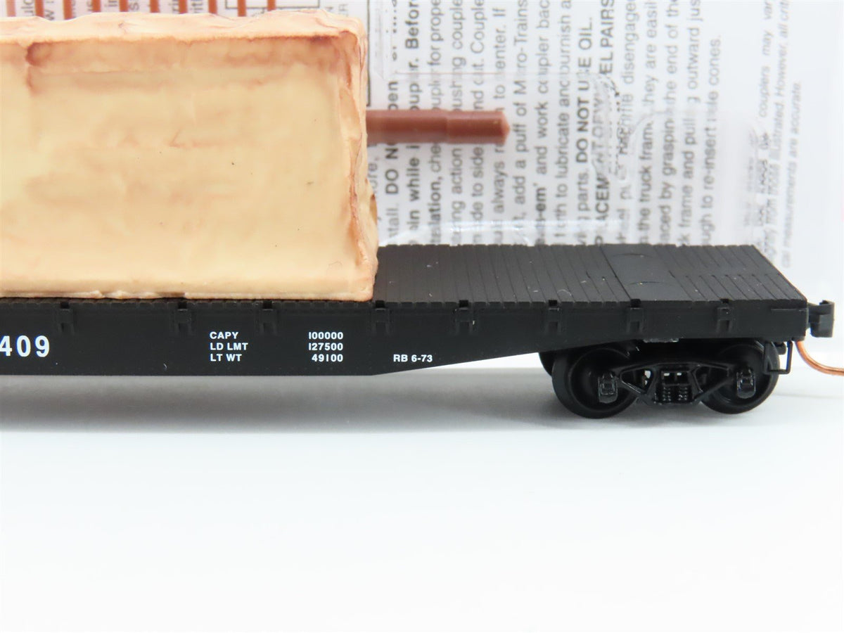 N Scale Micro-Trains MTL 04500350 ACL Atlantic Coast Line 50&#39; Flat Car #77409