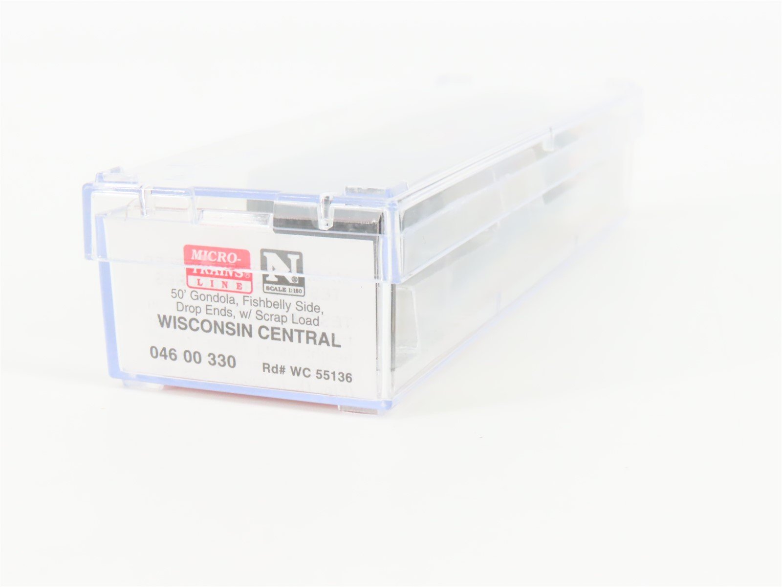 N Scale Micro-Trains MTL 04600330 WC Wisconsin Central 50' Gondola #55136