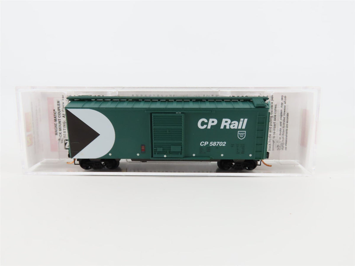 N Scale Micro-Trains MTL 02000936 CP Rail 40&#39; Single Door Boxcar #58702