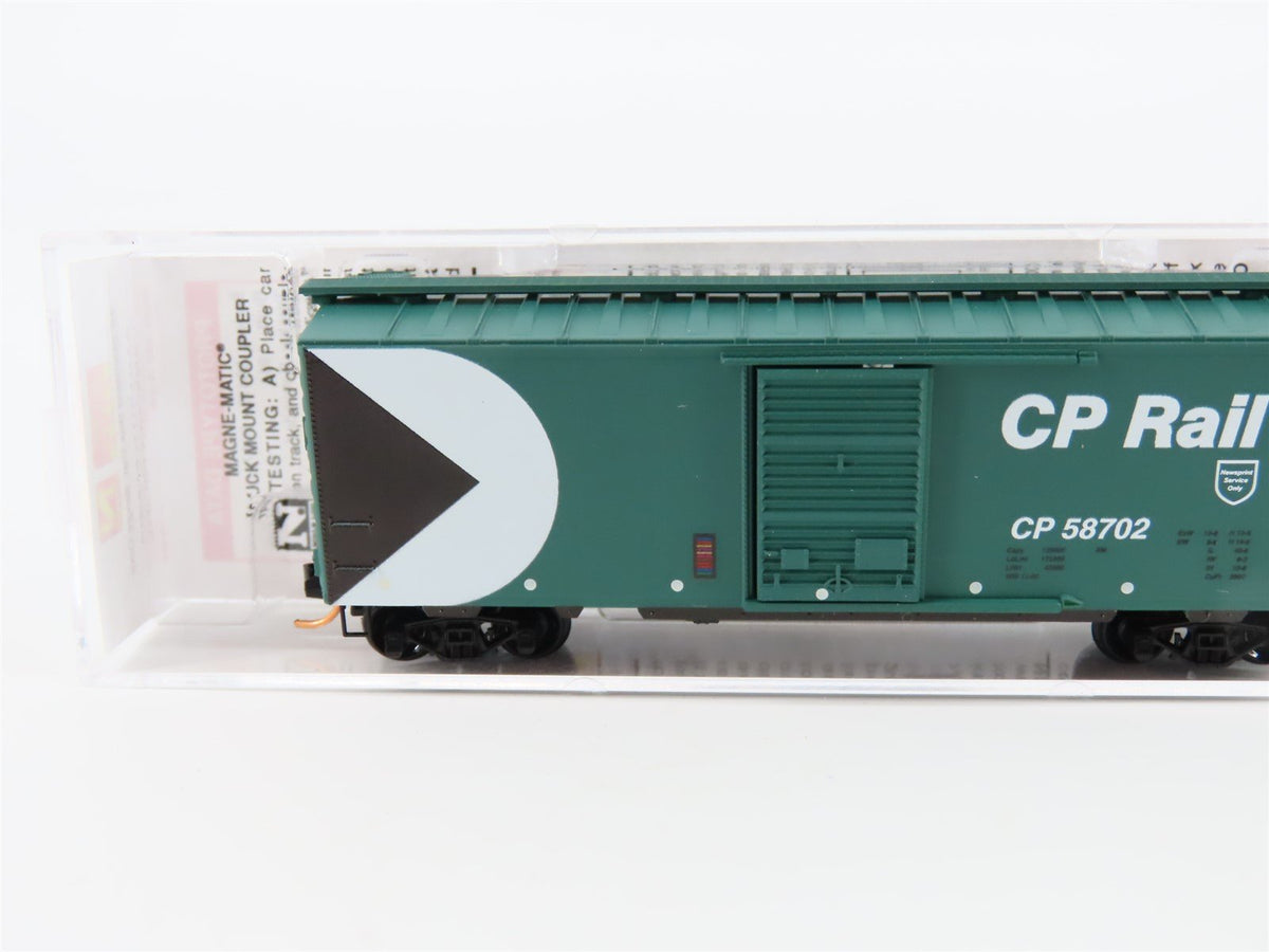 N Scale Micro-Trains MTL 02000936 CP Rail 40&#39; Single Door Boxcar #58702