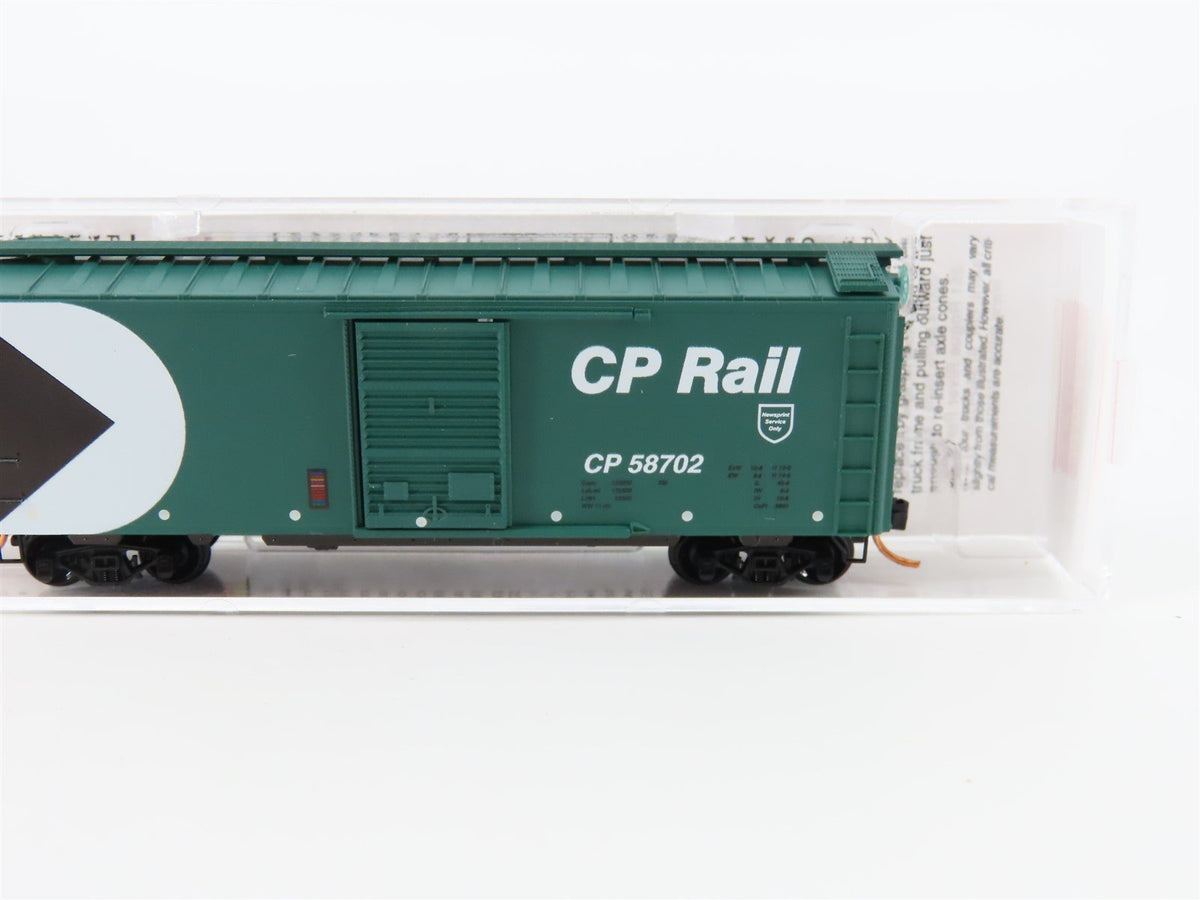 N Scale Micro-Trains MTL 02000936 CP Rail 40&#39; Single Door Boxcar #58702