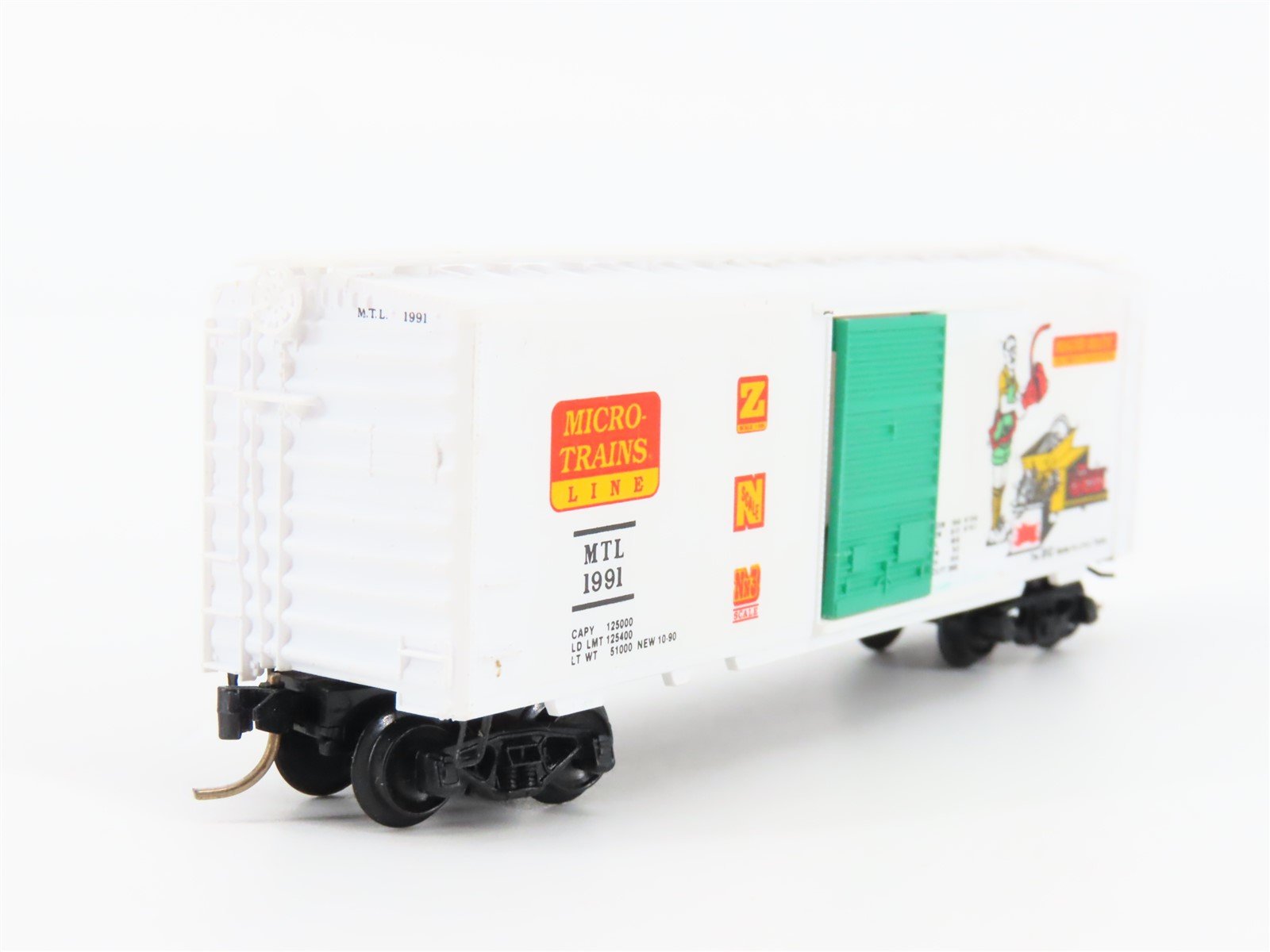 N Scale Micro-Trains MTL Magne-Matic Single Door 40' Box Car #1991