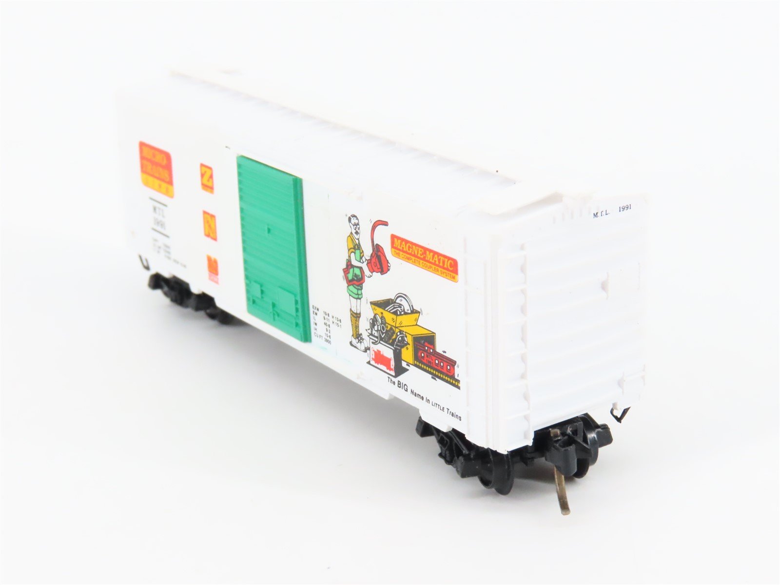 N Scale Micro-Trains MTL Magne-Matic Single Door 40' Box Car #1991