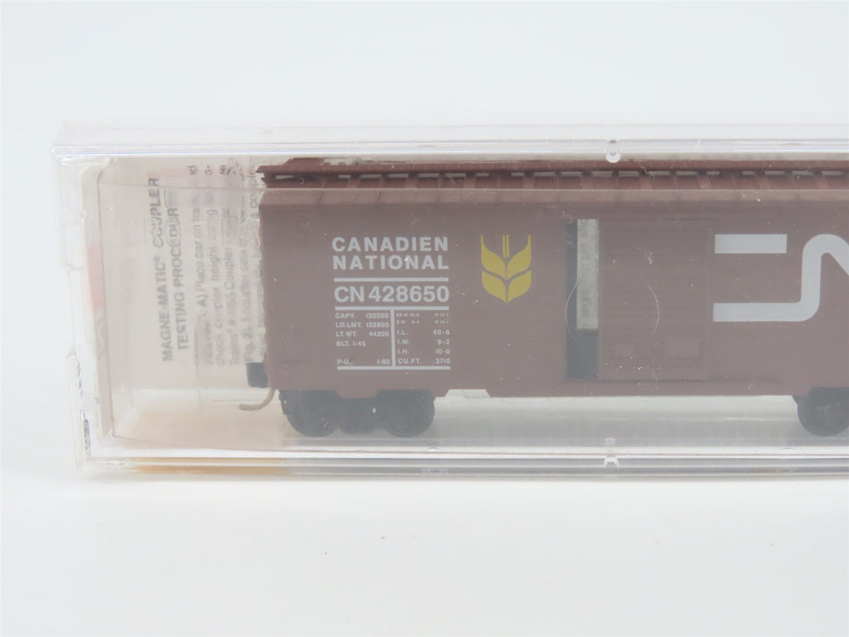 N Micro-Trains MTL 20550 CN Canadian National 40&#39; Single Door Boxcar #428650