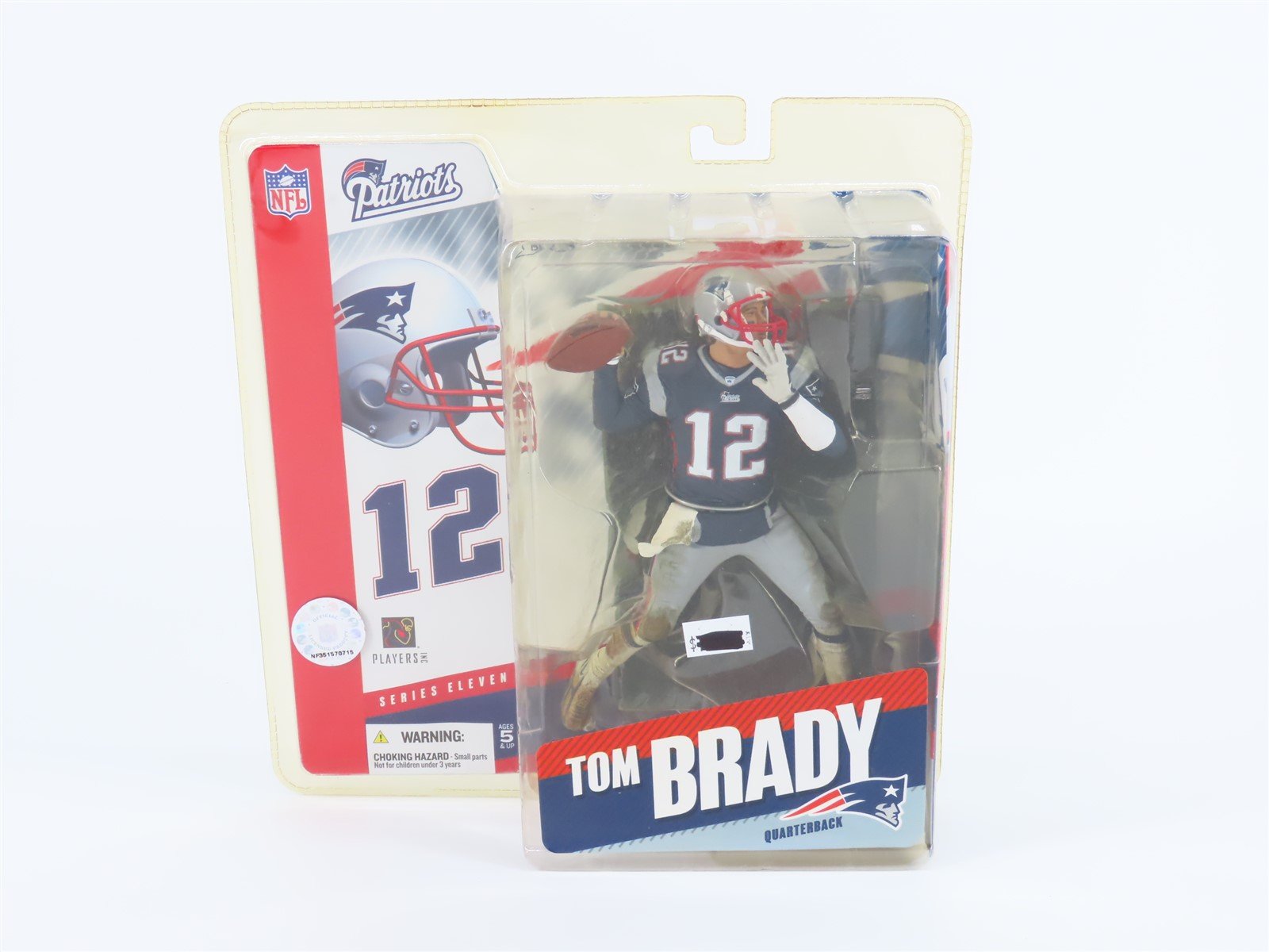 McFarlane Tom Brady Home Jersey New England Patriots NFL Quarterback Figure