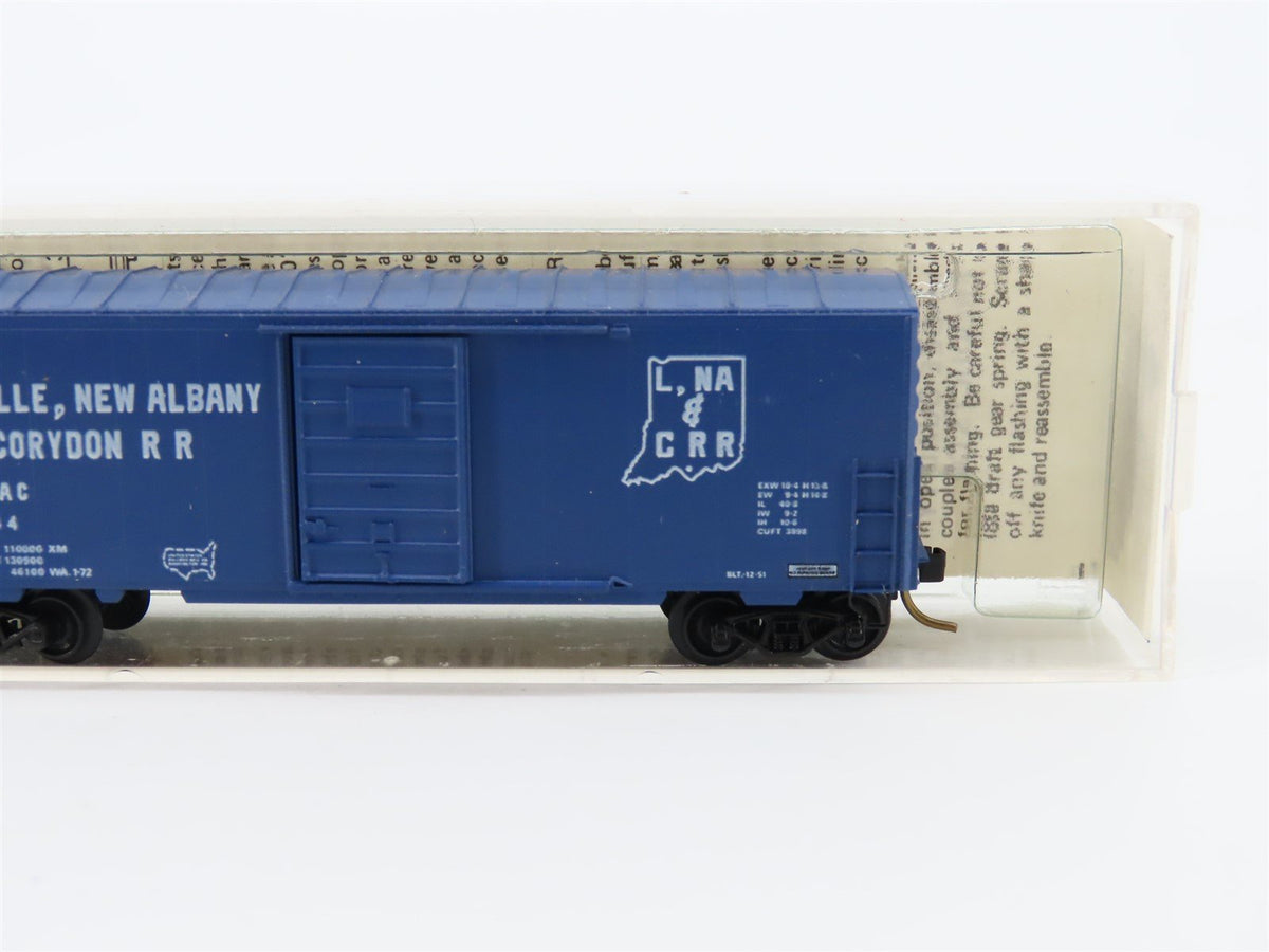 N Kadee Micro-Trains MTL 24080 LNAC Louisville, New Albany &amp; Corydon Boxcar #144