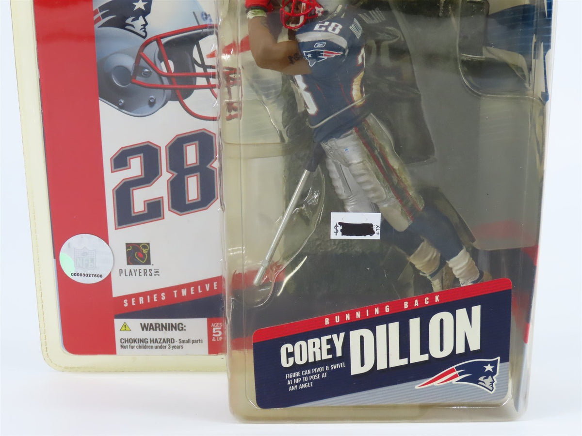 McFarlane Corey Dillon Home Jersey New England Patriots NFL Running Back Figure