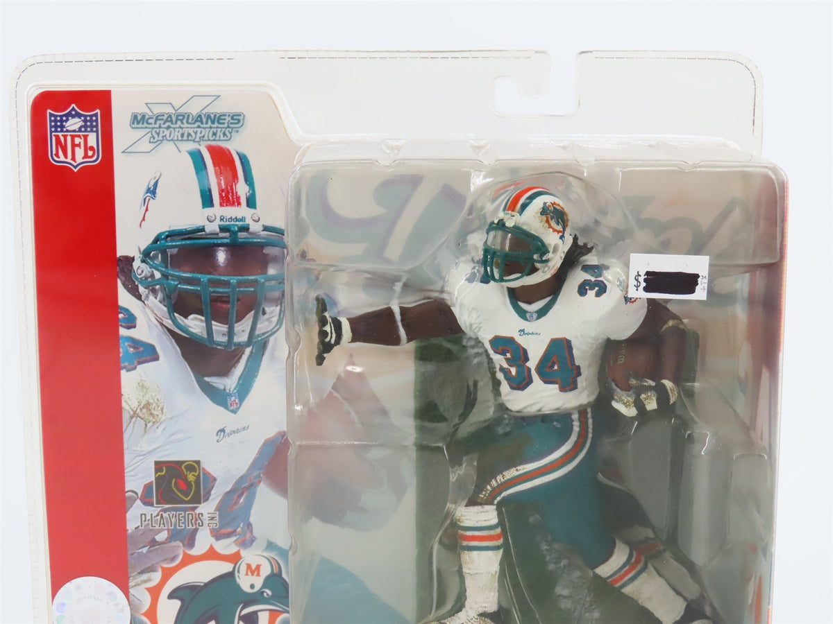 McFarlane Ricky Williams Away Jersey Miami Dolphins NFL Running Back Figure