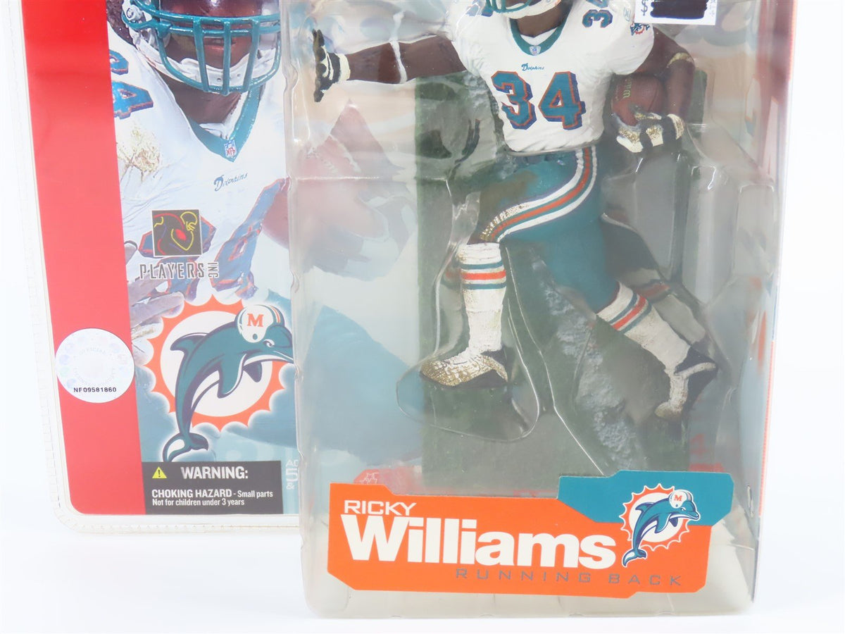 McFarlane Ricky Williams Away Jersey Miami Dolphins NFL Running Back Figure