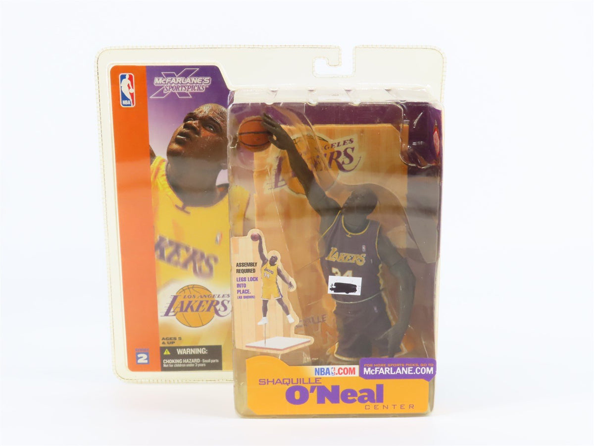 McFarlane Shaquille O&#39;Neal Los Angeles Lakers Purple Jersey NBA Center Figure