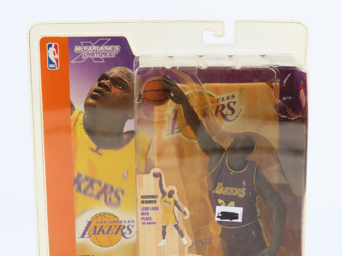 McFarlane Shaquille O&#39;Neal Los Angeles Lakers Purple Jersey NBA Center Figure