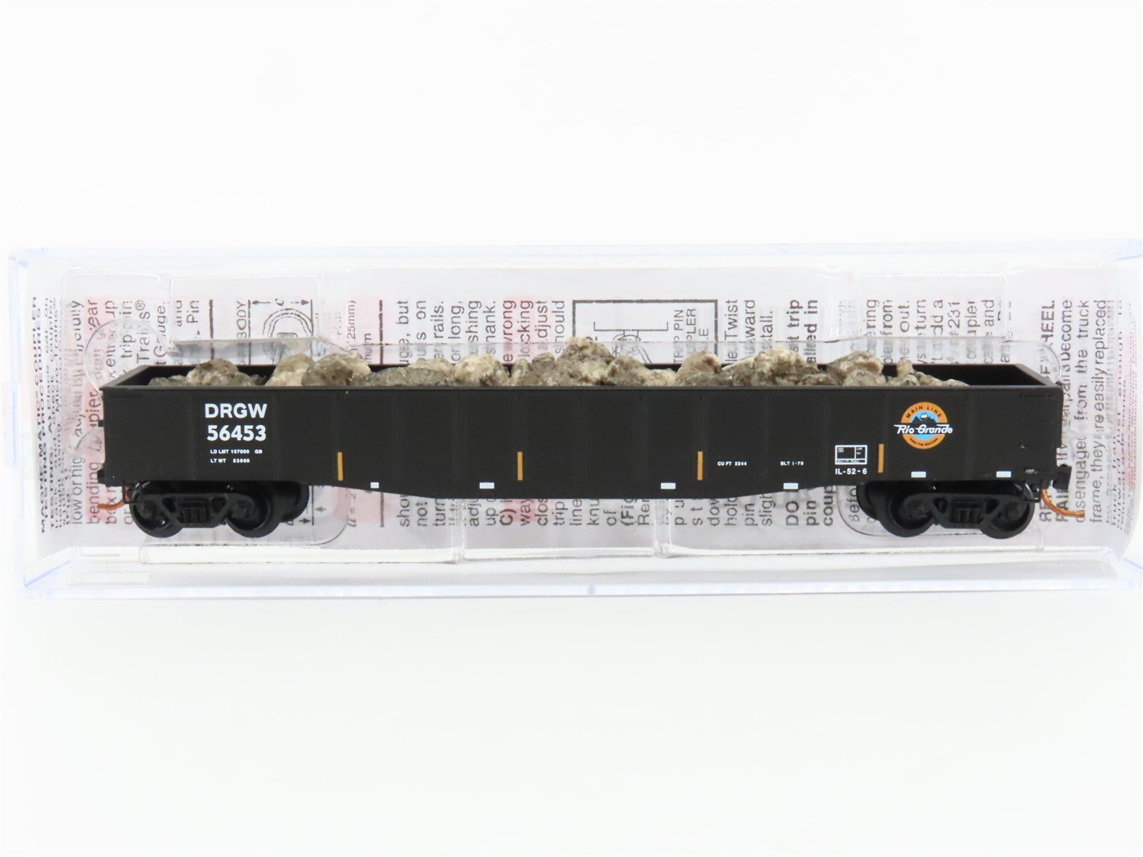 N Scale Micro-Trains MTL 10500142 DRGW Rio Grande 50' Gondola #56453