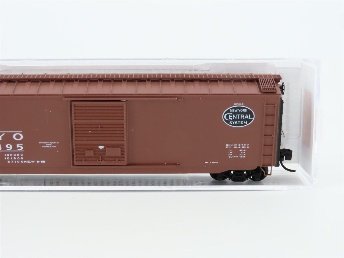 N Micro-Trains MTL 03151540 NYO New York Central &quot;April Fool&#39;s&quot; 50&#39; Boxcar 81495