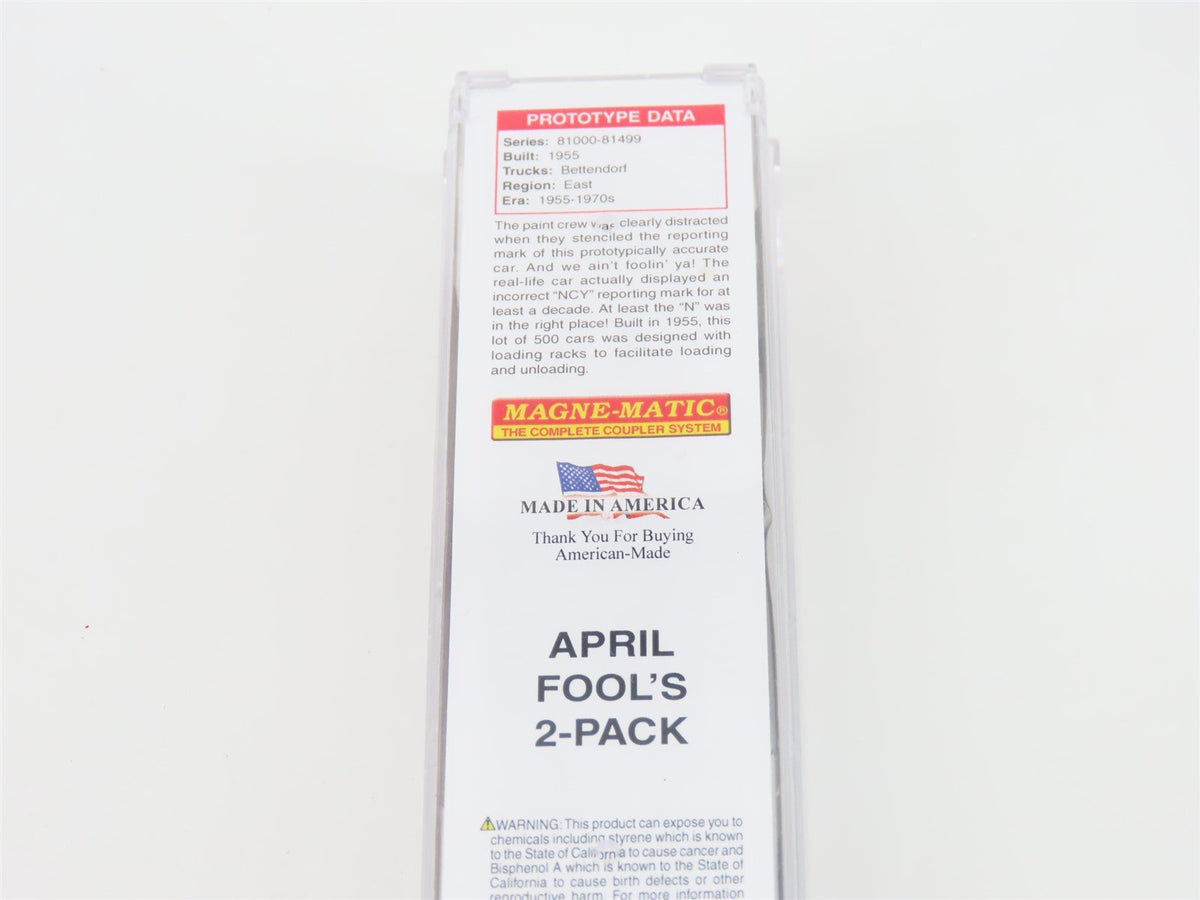 N Micro-Trains MTL 03152550 NCY New York Central &quot;April Fool&#39;s&quot; 50&#39; Boxcar 81167