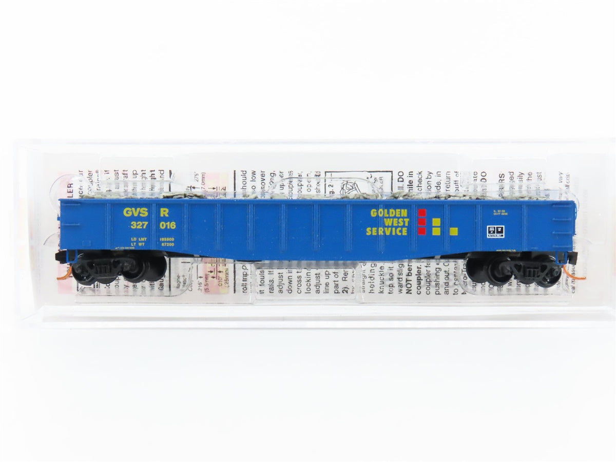 N Scale Micro-Trains MTL 10500130 GVSR Golden West Service 50&#39; Gondola #327016