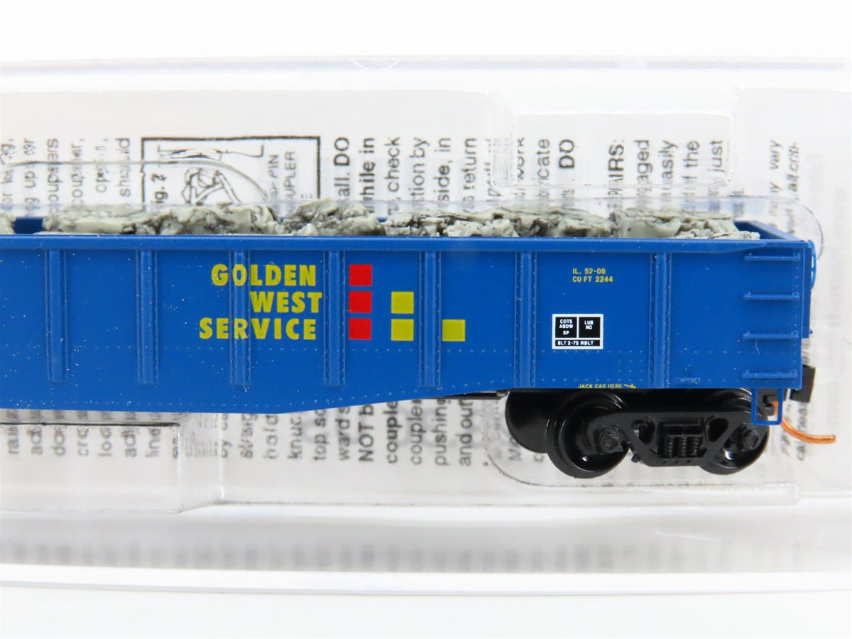 N Scale Micro-Trains MTL 10500130 GVSR Golden West Service 50&#39; Gondola #327016