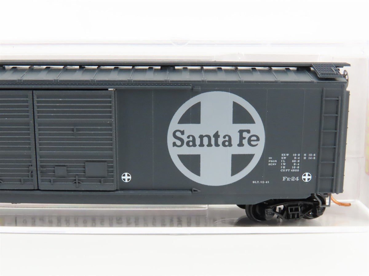 N Scale Micro-Trains MTL 03400251 ATSF Santa Fe 50&#39; Double Doors Box Car #4398