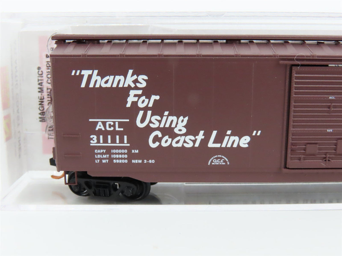 N Scale Micro-Trains MTL 03100140 ACL Atlantic Coast Line 50&#39; Box Car #3111