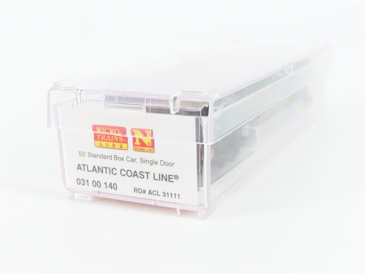 N Scale Micro-Trains MTL 03100140 ACL Atlantic Coast Line 50&#39; Box Car #3111