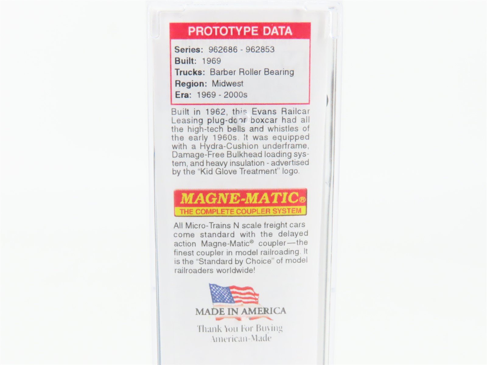 N Scale Micro-Trains MTL 03200500 EELX Evans DFB Loader 50' Box Car #60003