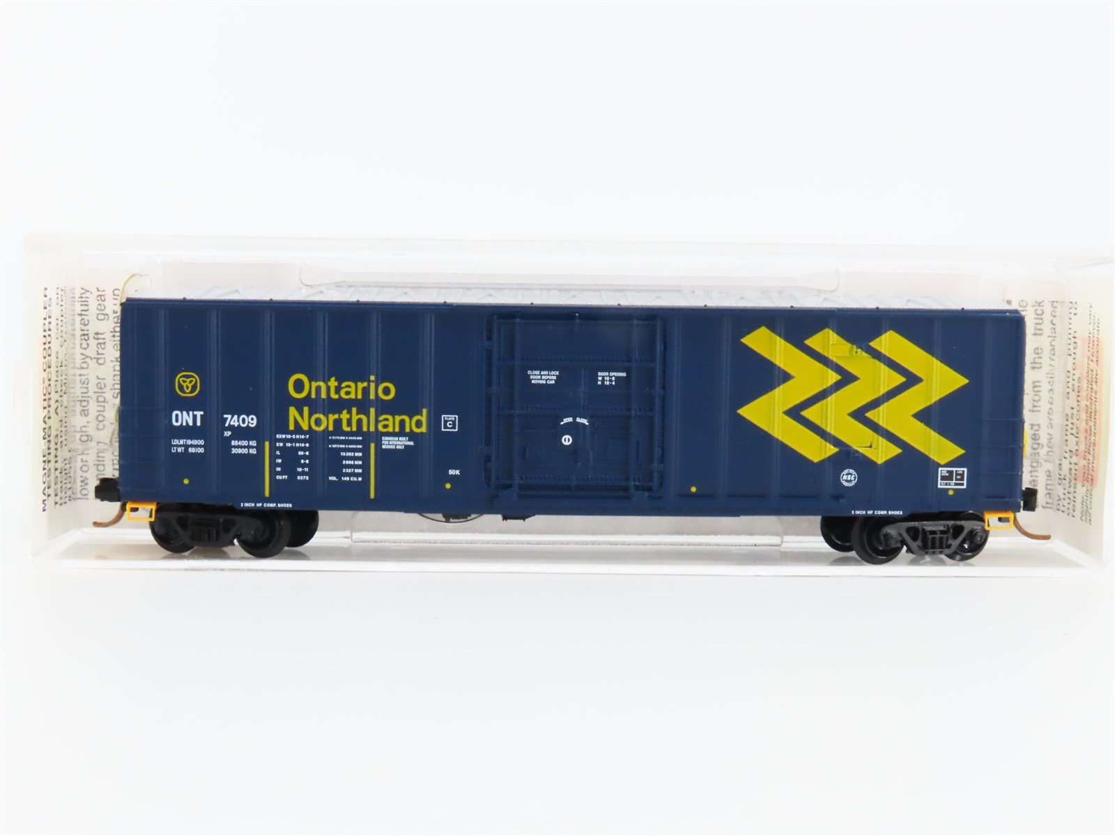 N Scale Micro-Trains MTL 27040 ONT Ontario Northland 50' Box Car #7409