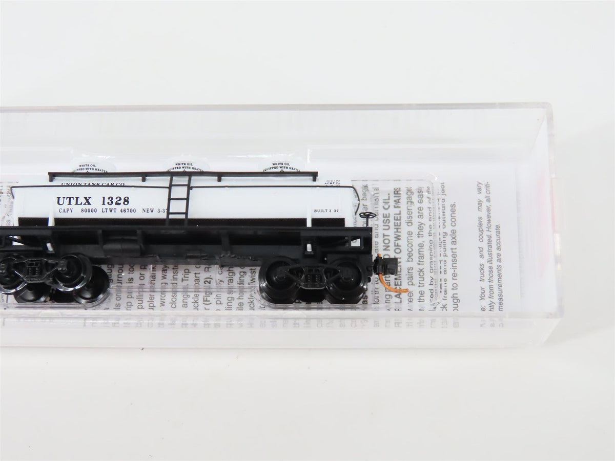 N Micro-Trains MTL 06600050 UTLX Union Tank Car Company 3 Dome Tank Car #1328