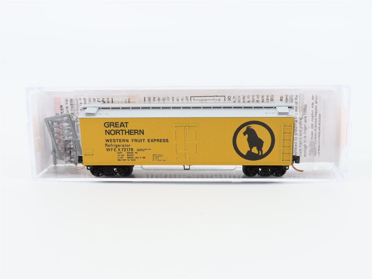 N Scale Micro-Trains MTL 04700420 WFEX Great Northern 40&#39; Wood Reefer #72178