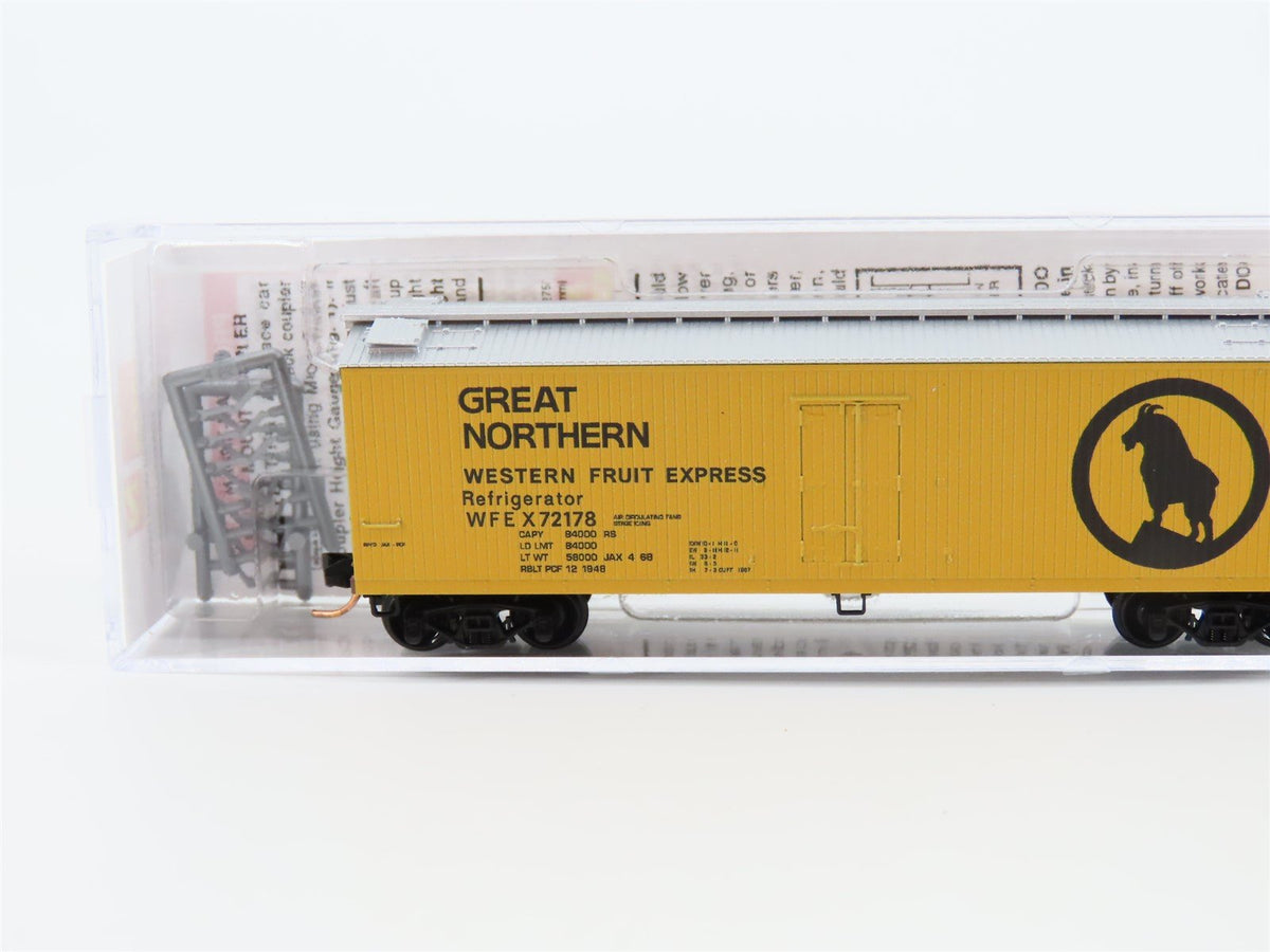 N Scale Micro-Trains MTL 04700420 WFEX Great Northern 40&#39; Wood Reefer #72178