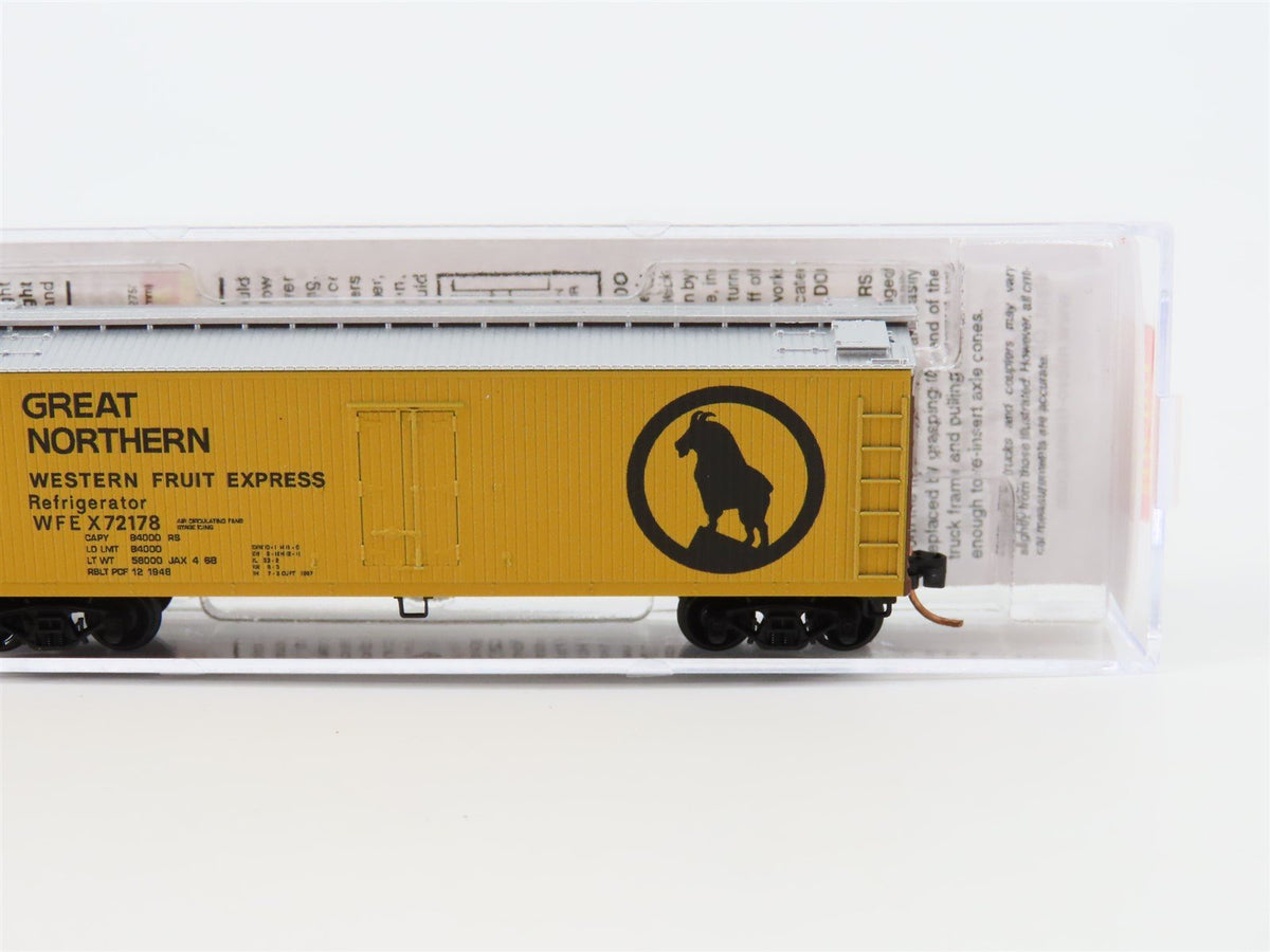 N Scale Micro-Trains MTL 04700420 WFEX Great Northern 40&#39; Wood Reefer #72178