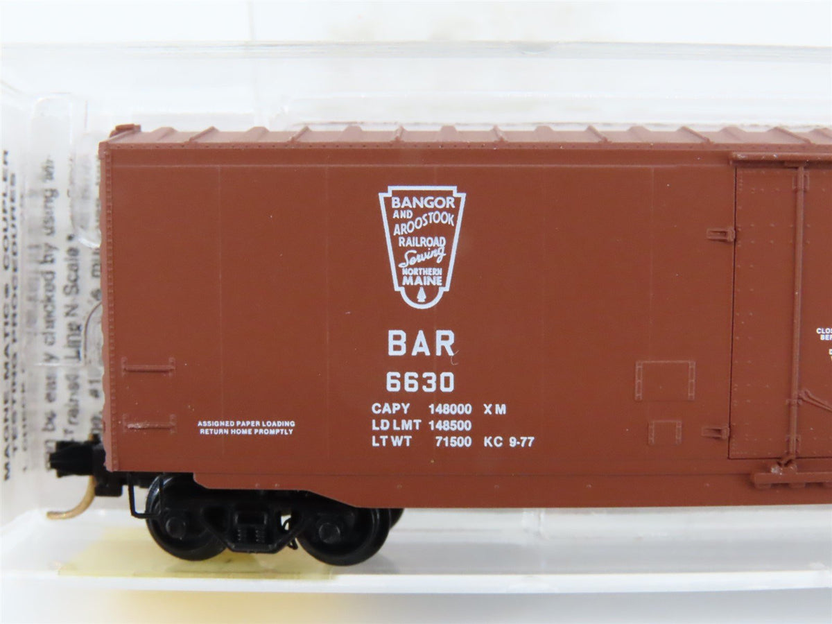 N Scale Micro-Trains MTL 38140 BAR Bangor &amp; Aroostook 50&#39; Box Car #6630