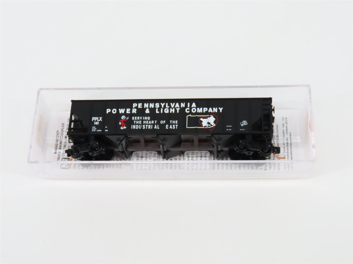 N Micro-Trains MTL 10800230 PPLX Pennsylvania Power &amp; Light 3 Bay Hopper #141