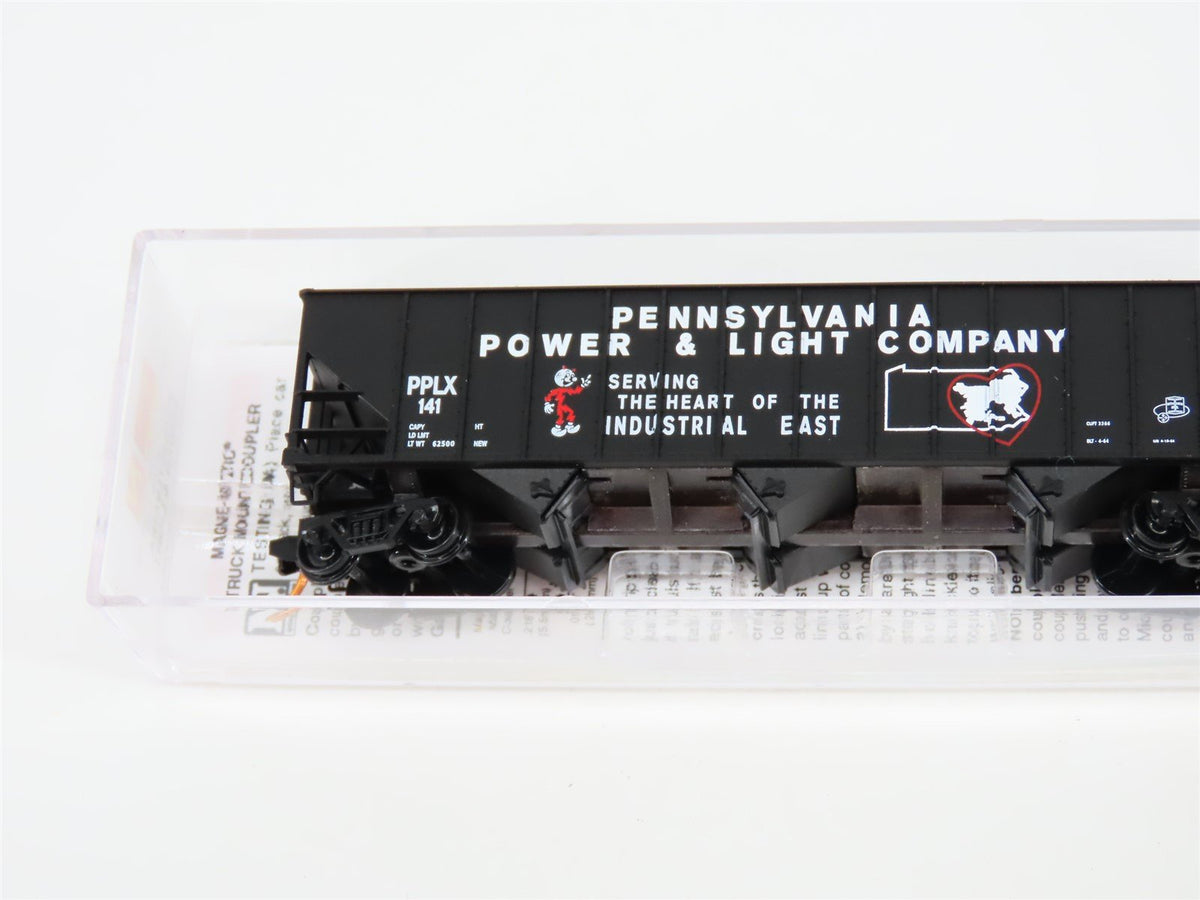 N Micro-Trains MTL 10800230 PPLX Pennsylvania Power &amp; Light 3 Bay Hopper #141