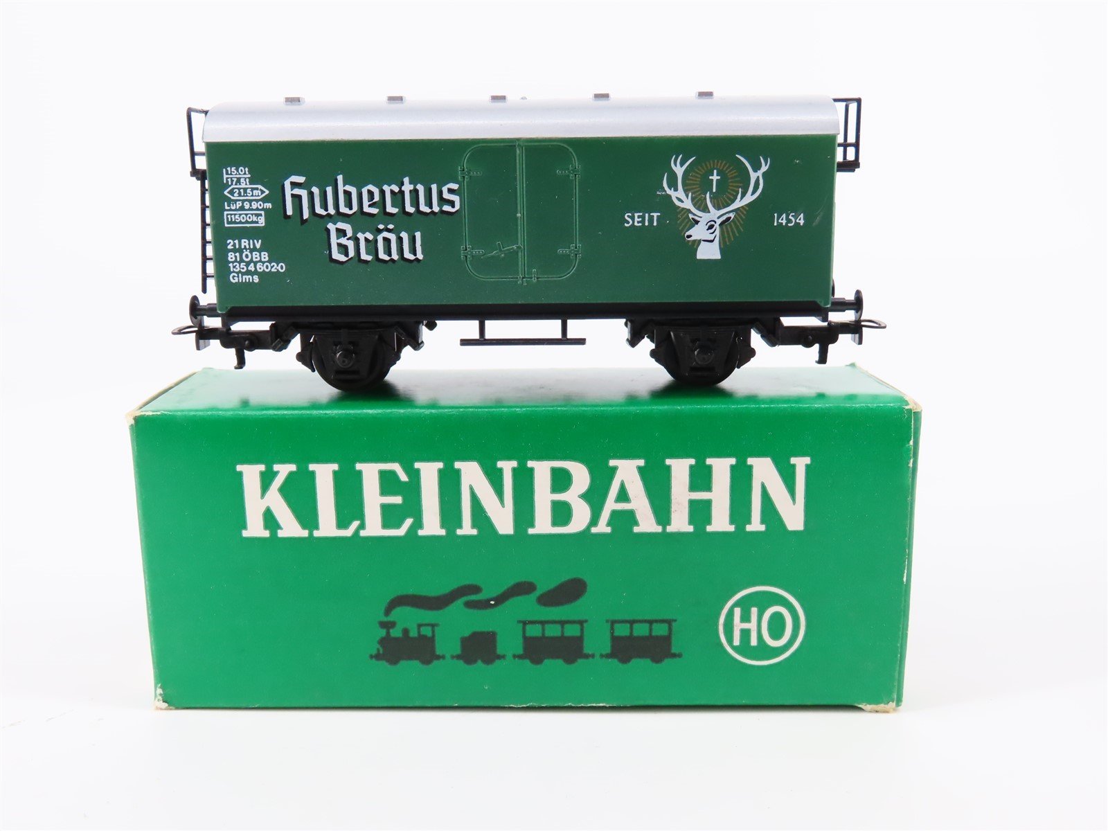 HO Scale KLEINBAHN 320 OBB Austrian Hubertus Bräu Beer Reefer #602-0