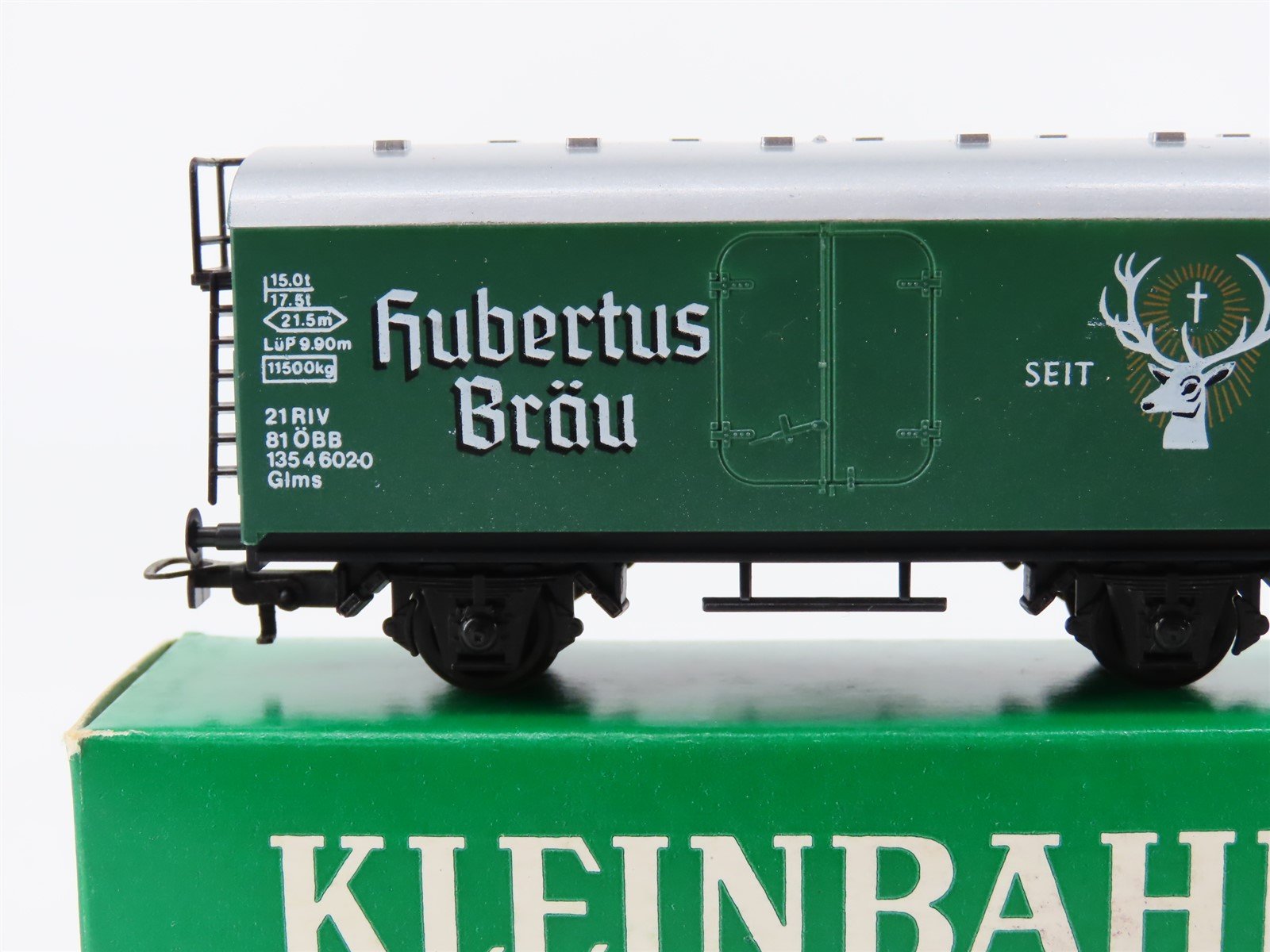 HO Scale KLEINBAHN 320 OBB Austrian Hubertus Bräu Beer Reefer #602-0