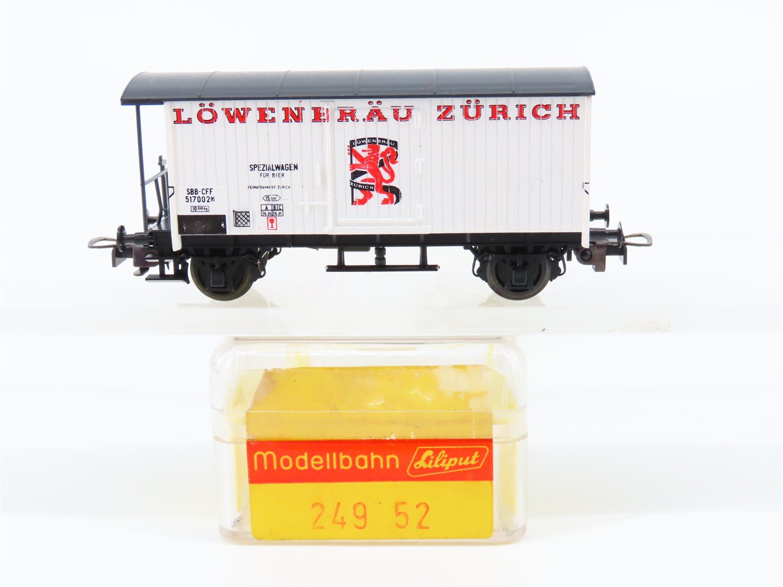 HO Scale Liliput 24952 SBB-CFF Swiss Löwenbräu Zürich Beer Car #517002P