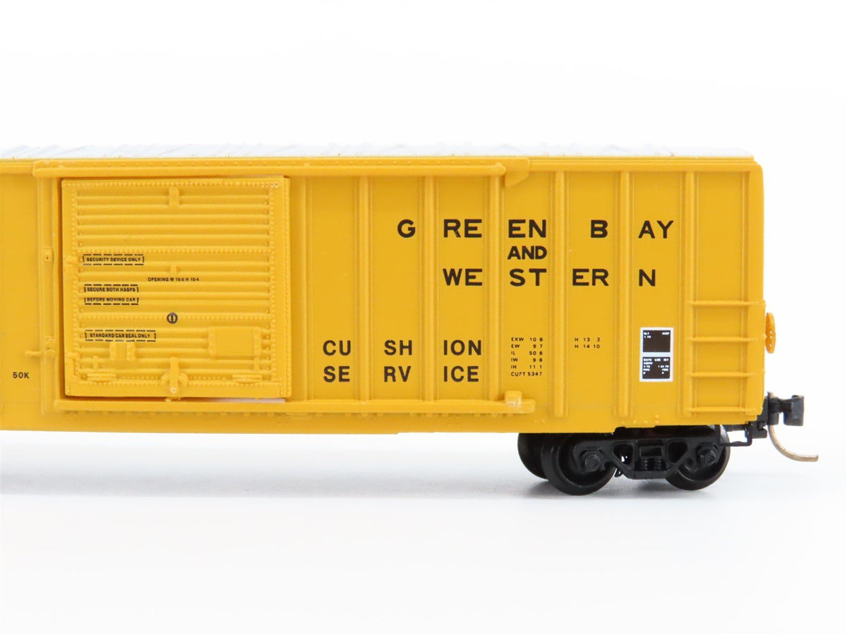 N Micro-Trains MTL 25230 GBW Green Bay Route 50&#39; Single Door Box Car #16012