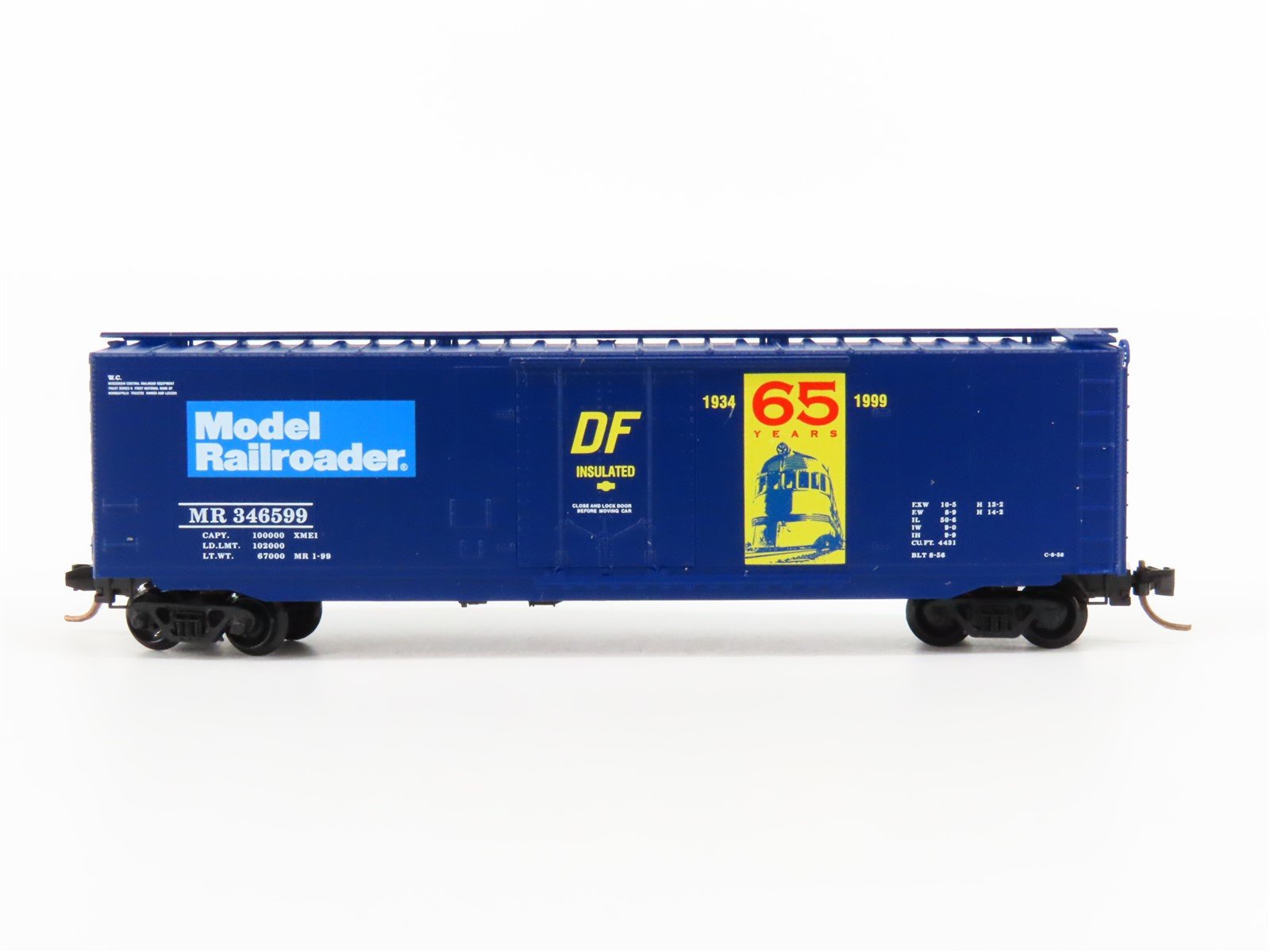 N Micro-Trains MTL 32360 MR Model Railroader 65 Yrs 50' Plug Door Boxcar #346599