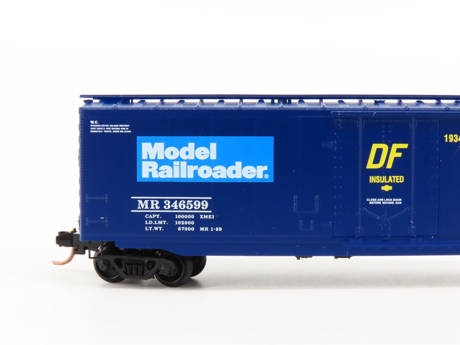 N Micro-Trains MTL 32360 MR Model Railroader 65 Yrs 50' Plug Door Boxcar #346599