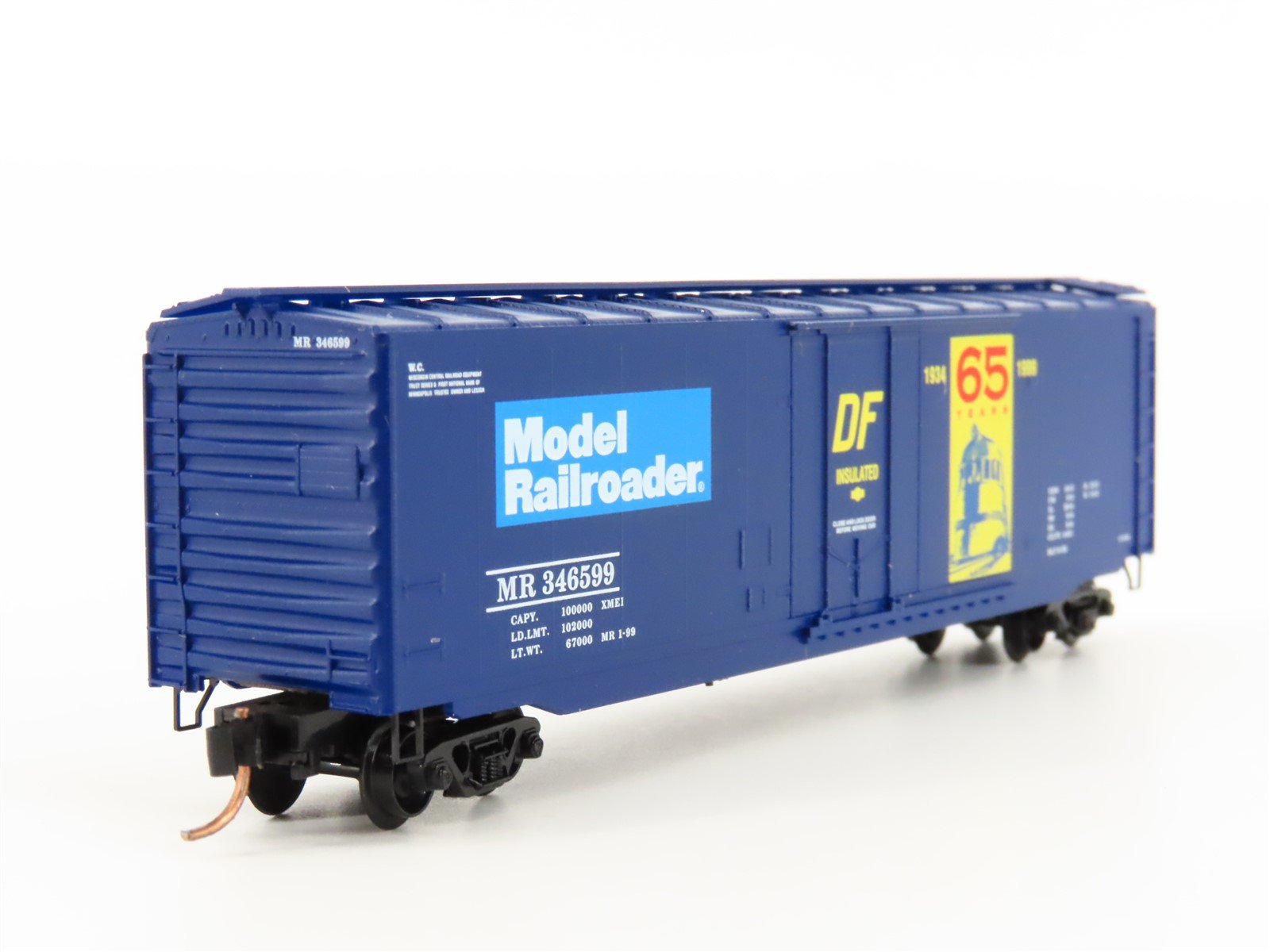 N Micro-Trains MTL 32360 MR Model Railroader 65 Yrs 50' Plug Door Boxcar #346599
