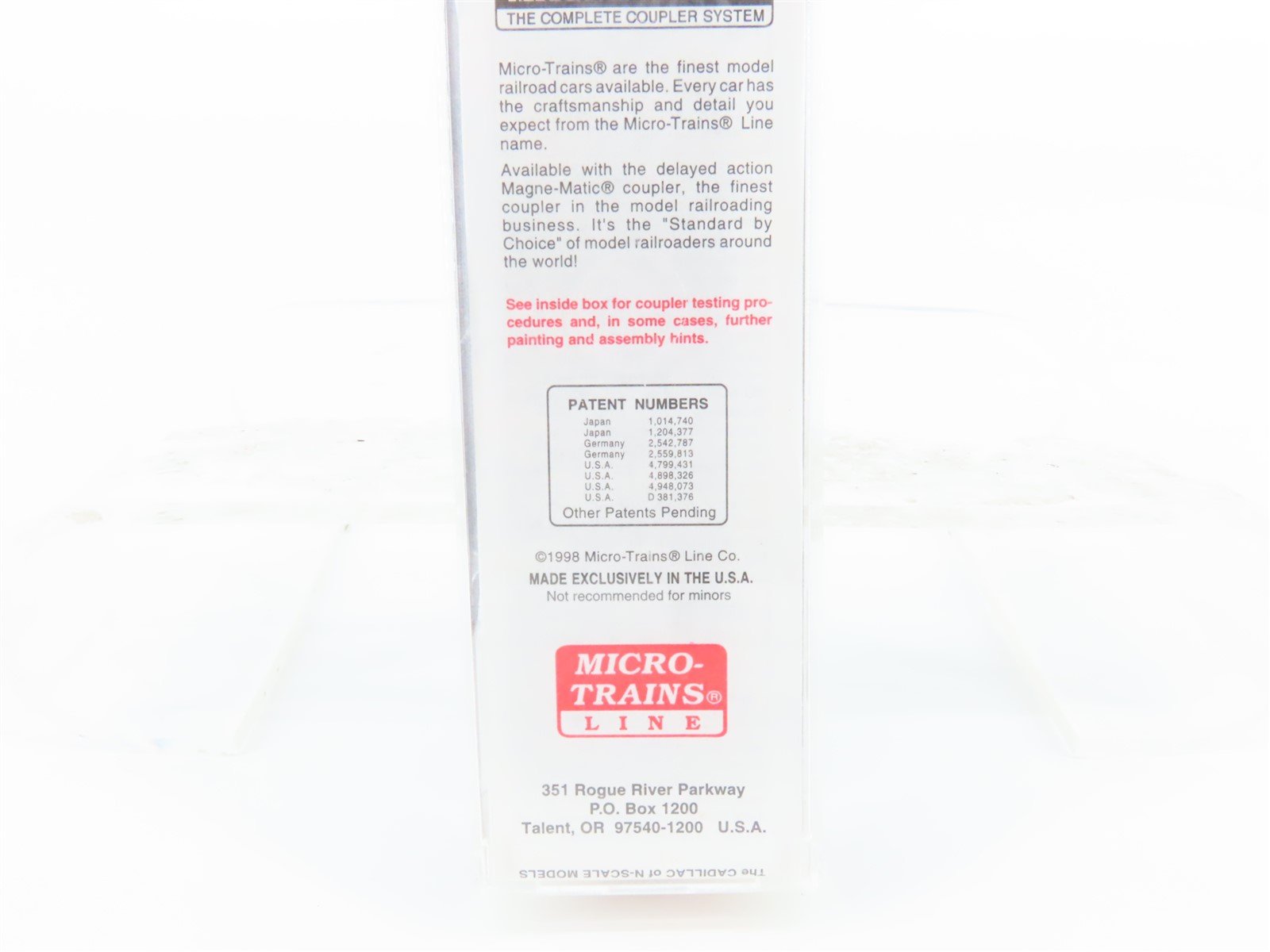 N Micro-Trains MTL 32360 MR Model Railroader 65 Yrs 50' Plug Door Boxcar #346599