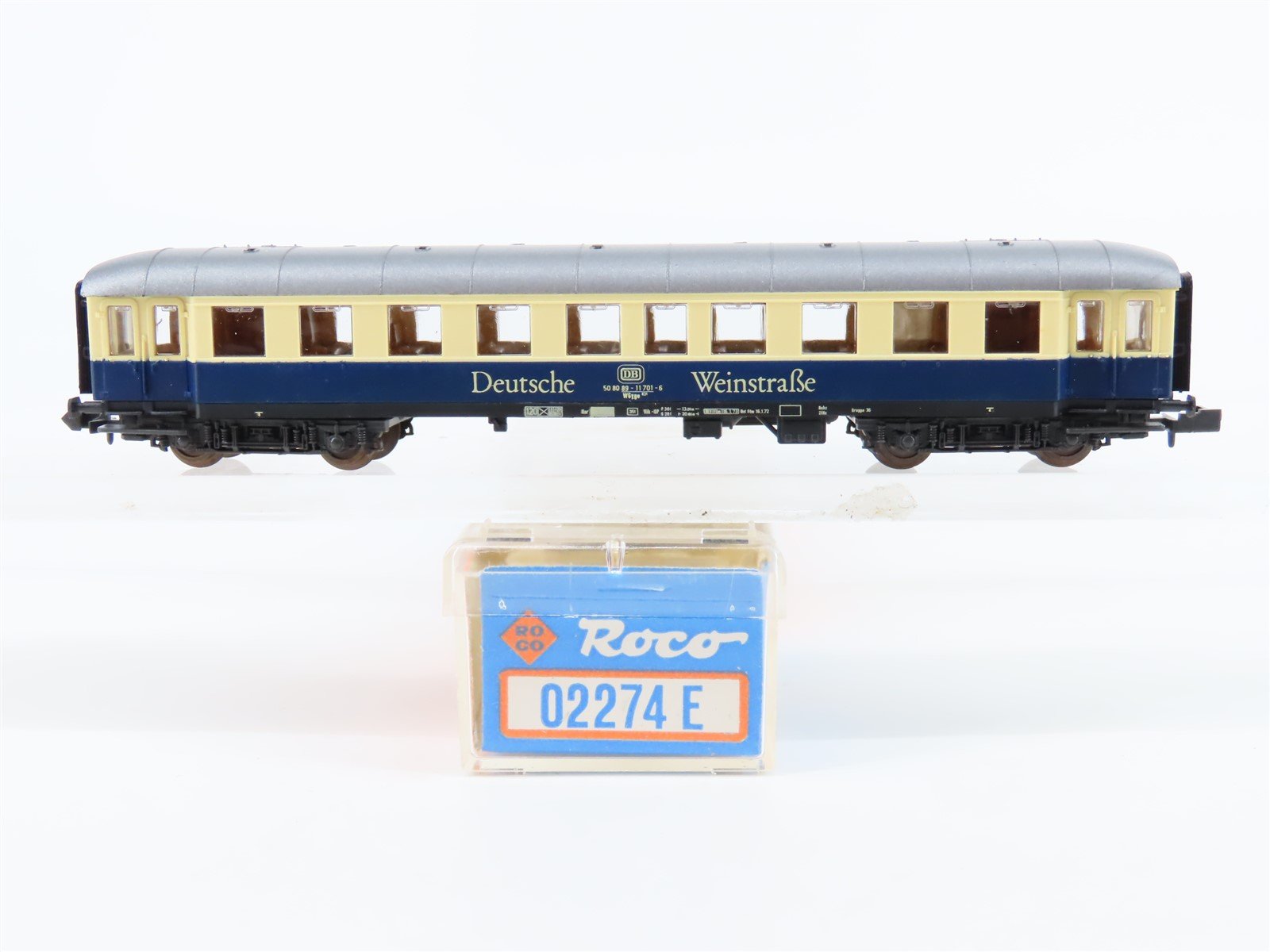 N Scale Roco 02274E DB German Wine Route Coach Passenger Car #701-6