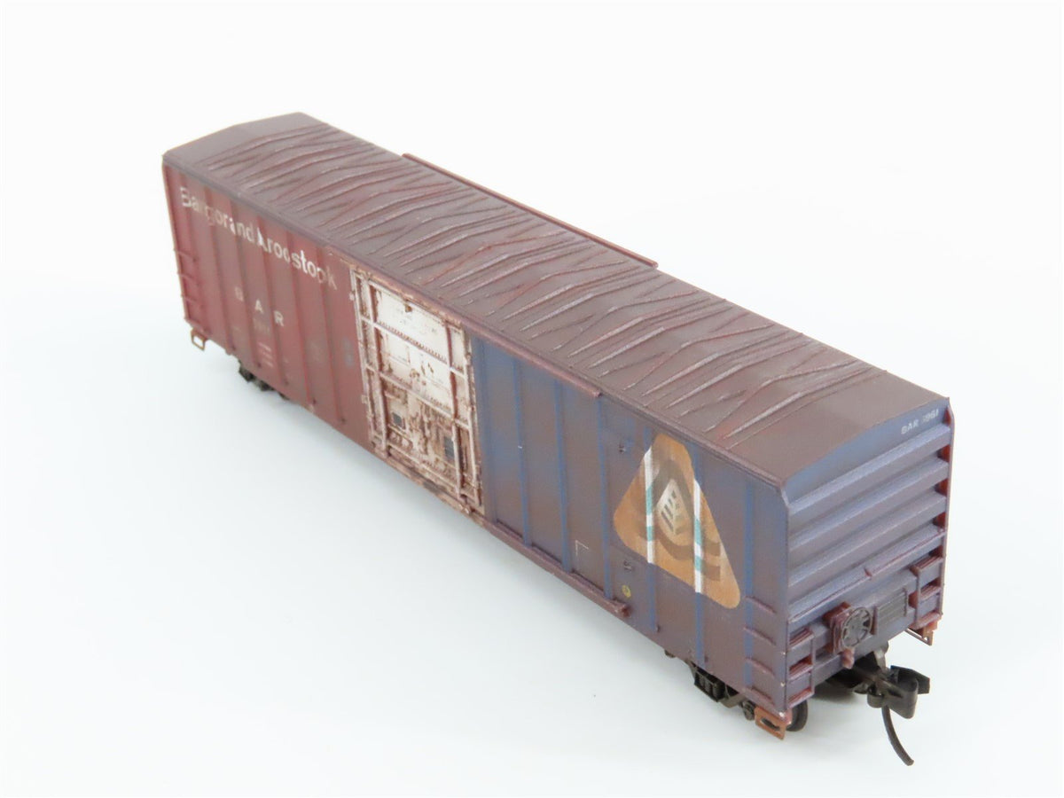 N Micro-Trains MTL 02744470 BAR Bangor &amp; Aroostook 50&#39; Box Car #5961 Weathered