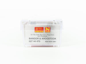 N Micro-Trains MTL 02744470 BAR Bangor & Aroostook 50' Box Car #5961 Weathered