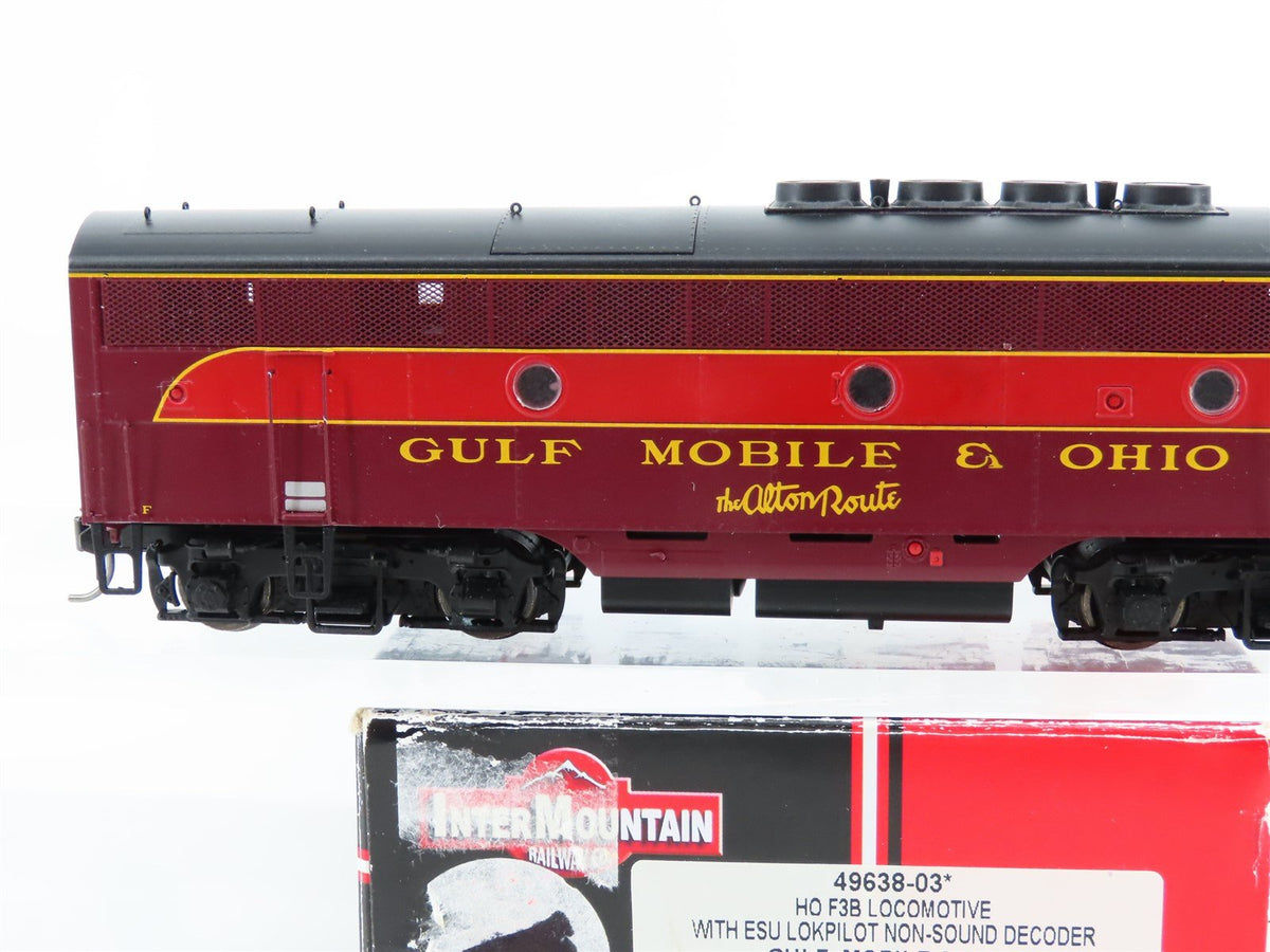 HO Scale InterMountain 49638-03 GM&amp;O &quot;The Alton Route&quot; EMD F3B Diesel #B82 w/DCC