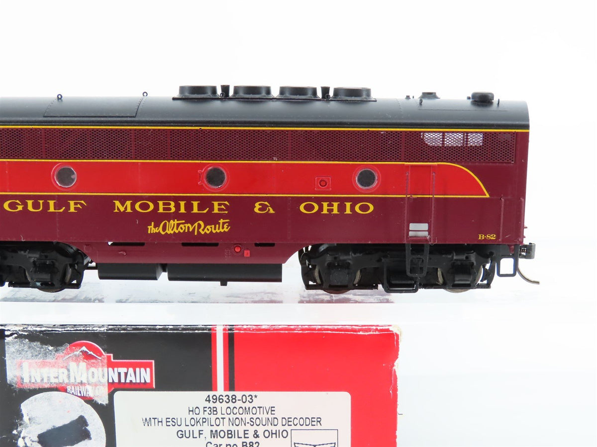 HO Scale InterMountain 49638-03 GM&amp;O &quot;The Alton Route&quot; EMD F3B Diesel #B82 w/DCC