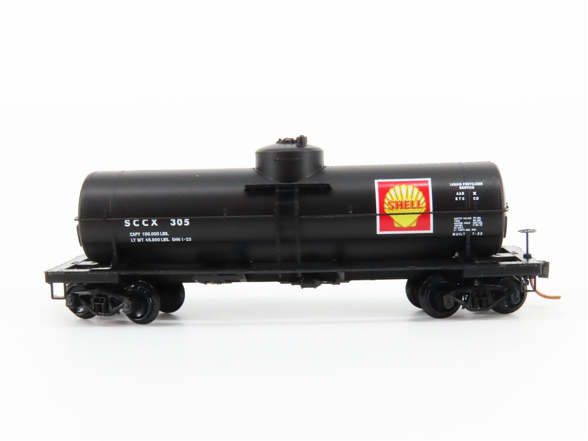 N Scale Micro-Trains MTL 65520 S.C.C.X Shell Oil 39&#39; Single Dome Tank Car #305