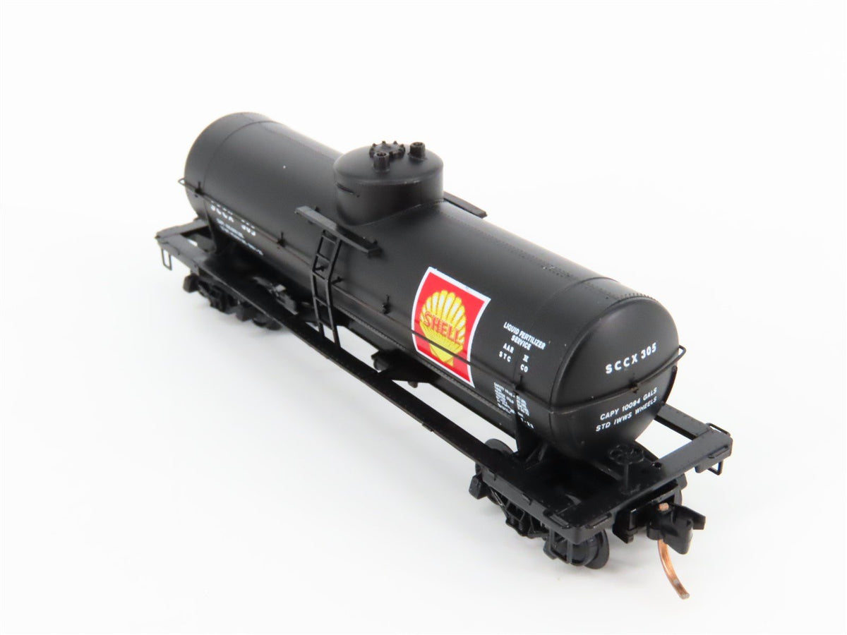 N Scale Micro-Trains MTL 65520 S.C.C.X Shell Oil 39&#39; Single Dome Tank Car #305