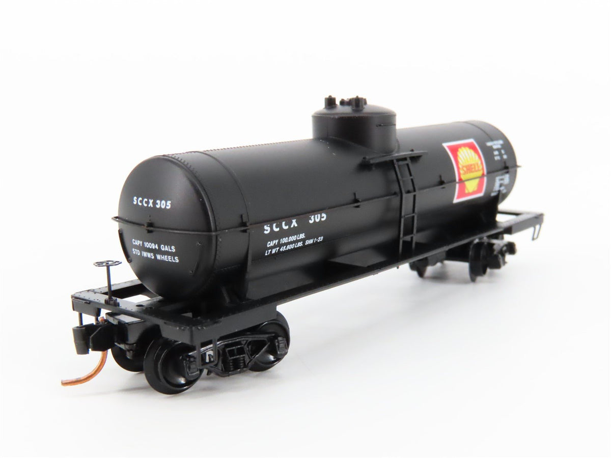 N Scale Micro-Trains MTL 65520 S.C.C.X Shell Oil 39&#39; Single Dome Tank Car #305