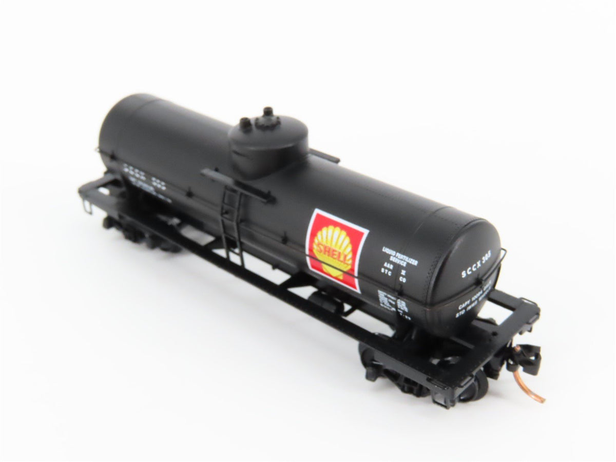 N Scale Micro-Trains MTL 65520 S.C.C.X Shell Oil 39&#39; Single Dome Tank Car #305