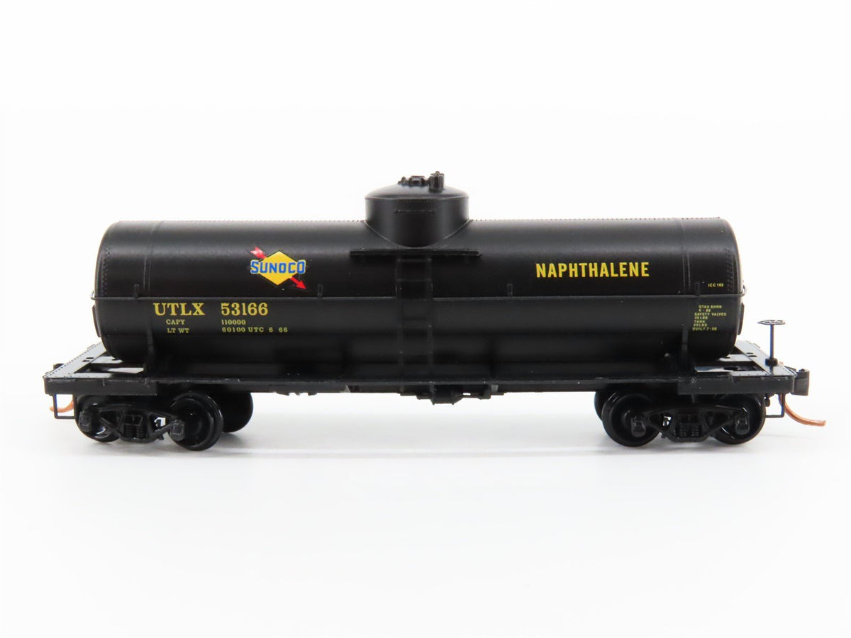 N Scale Micro-Trains MTL 06500692 UTLX Sunoco 39&#39; Single Dome Tank Car #53166